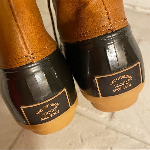 Womens Sporto Arianna The Original Duck Boot Tan Faux Fur Brown Shoes Size 6M - Picture 2 of 11